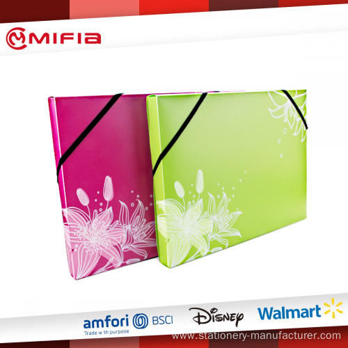 PP plastic boxes PP file box with Printed Covers